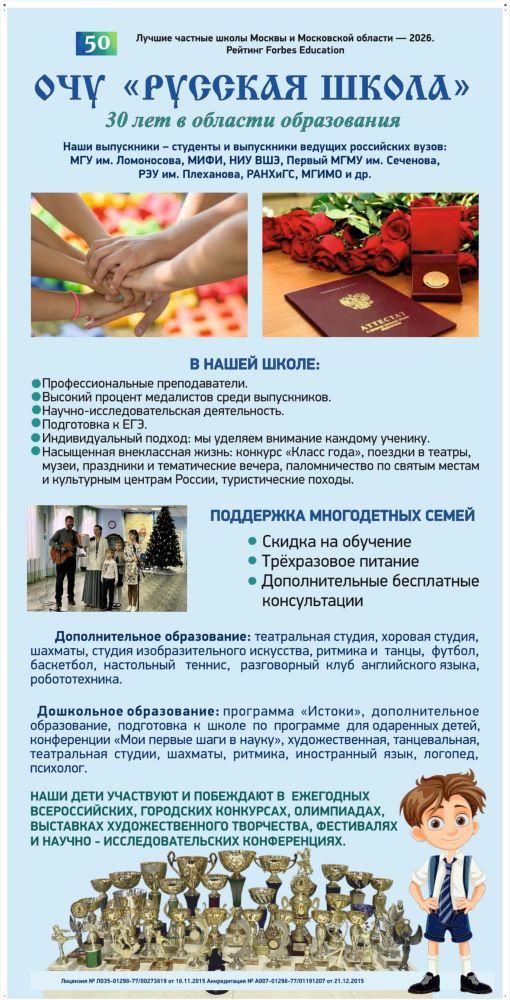 Ведётся набор в школу!